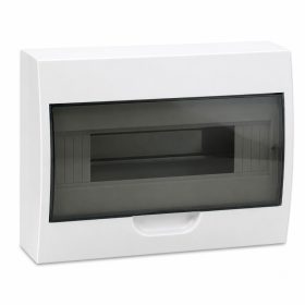   Elosztó doboz falon kívüli 1x12modul átlátszó ajtó IP40 DB112S
