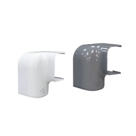 OPTIMA MRD75 dekorcsatorna jobb forgású sarok 74x56 fehér