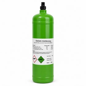   R404A hűtőközeg 1L újratölthető palackban (790g/palack) Regenerált