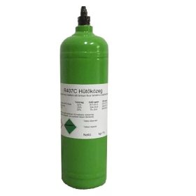   R407C hűtőközeg 1L újratölthető palackban (850g/palack)