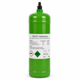   R407C hűtőközeg 2L újratölthető palackban (2000g/palack)