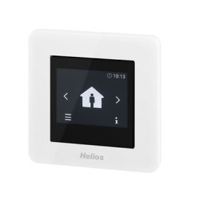   HELIOS KWL BE Touch wh - kezelőegység KWL készülékekhez, érintőképernyős kijelzővel, fehér, easyControls 3.0