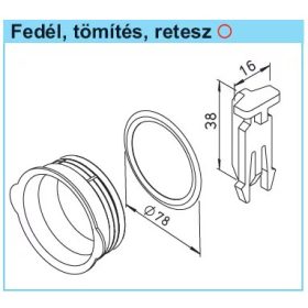   HELIOS FRS-DR 75 FRS FlexiPipe plus - Tömítőgyűrű NÁ75 10db/csom